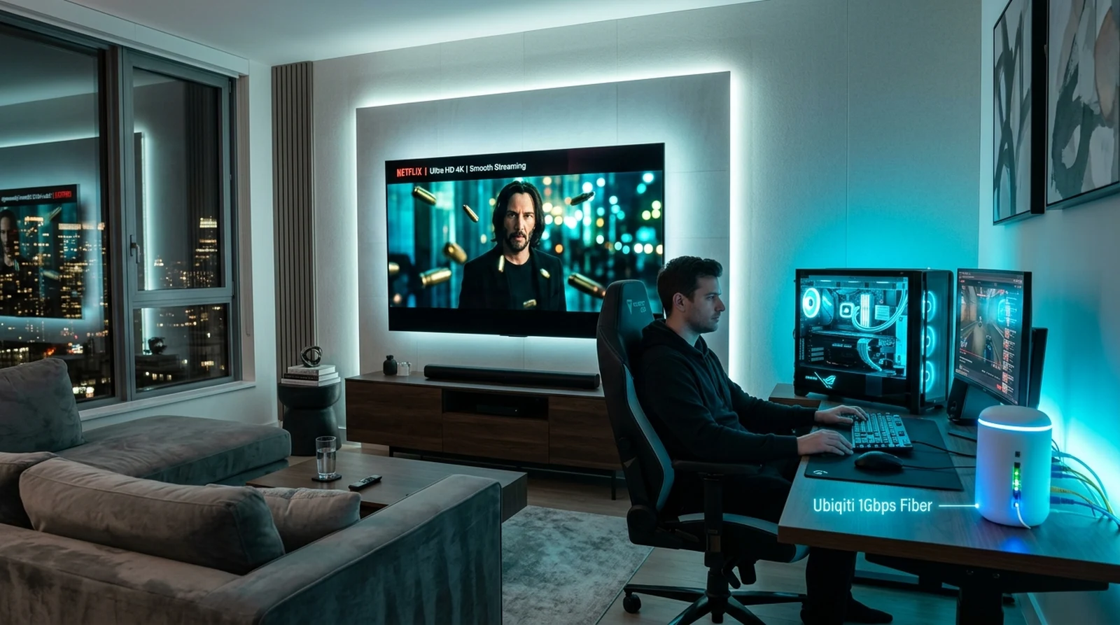 1Gbps BDIX gaming and 4K streaming setup